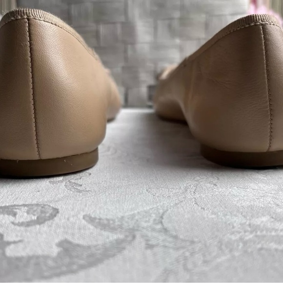 Coach Womens Shoes Size 9 Tan Leather Ballet Flats - Picture 13 of 14
